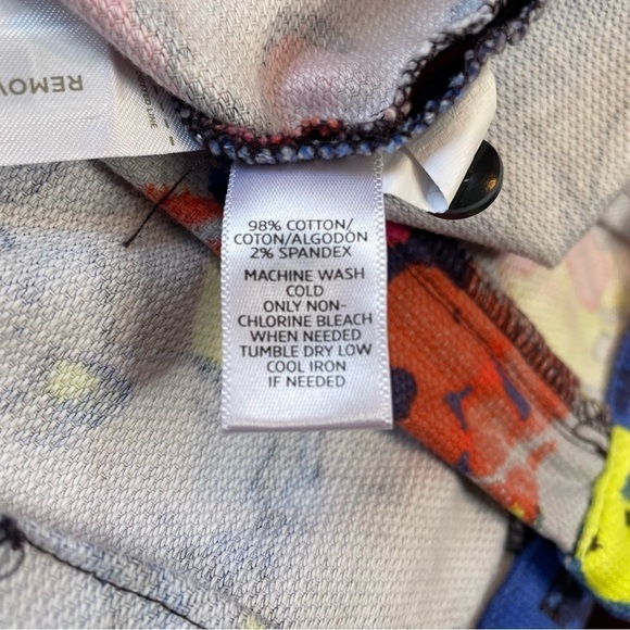 Ann Taylor LOFT Floral Multicolor Tweed Pencil Skirt Size 0 Beautiful Multicolor - Picture 7 of 10